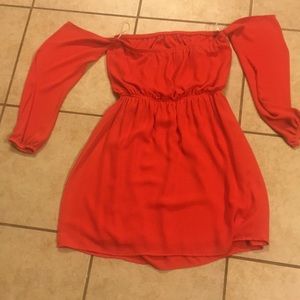 Off shoulder dress; GUC